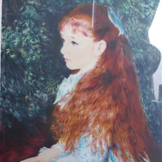 絵画　ルノワール／「可愛いイレーヌ」の画像