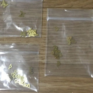 新品 未使用 もあり！ ゴールド 系 ネイルパーツ セット スワロフスキーの画像