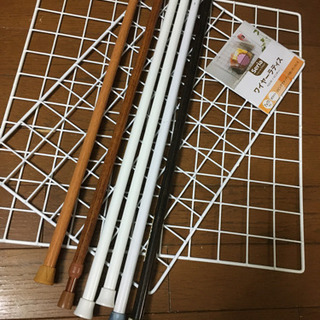 ワイヤーラティス　　突っ張り棒