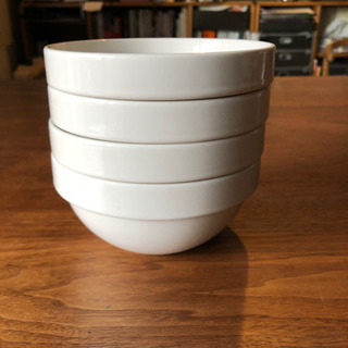 無印良品　ミニスープ　サラダボウル　4個組　中古の画像