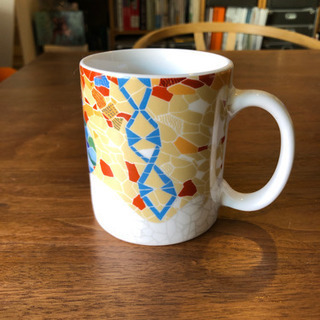 バルセロナのグエル公園　マグカップ　中古の画像