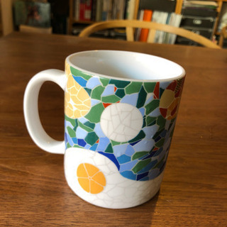 バルセロナのグエル公園　マグカップ　中古の画像