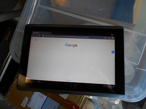 Acer タブレットPC ICONIA A500 美品