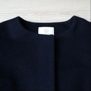 BEAUTY&YOUTHのノーカラー コートの画像