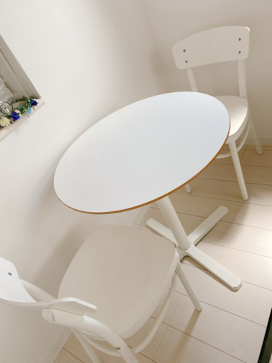 値引きしました！IKEAのダイニングテーブルとイス　ホワイト