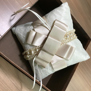 値下げ！ウェディング　リングピローの画像