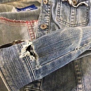 バーバリーブルーレーベル レディースGジャン デニムジャケット 40 Lの画像
