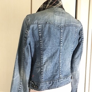 バーバリーブルーレーベル レディースGジャン デニムジャケット 40 Lの画像