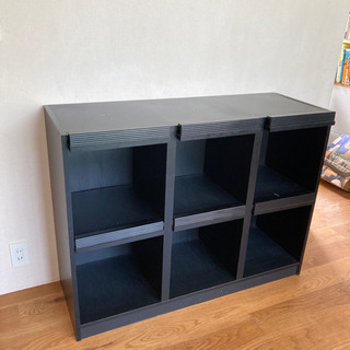 扉付き マガジン・レコードラック譲りますの画像