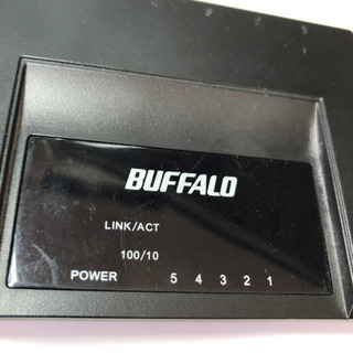 BUFFALO LSW-TX-5EPB 10/100M スイッチングHubの画像