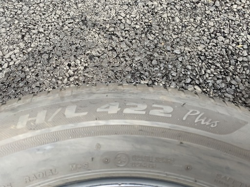 ブリヂストン エコピア H/L422プラス 235/55R18 2019年製 ★ ハリアー RAV4 NX SUV バリ山 中古