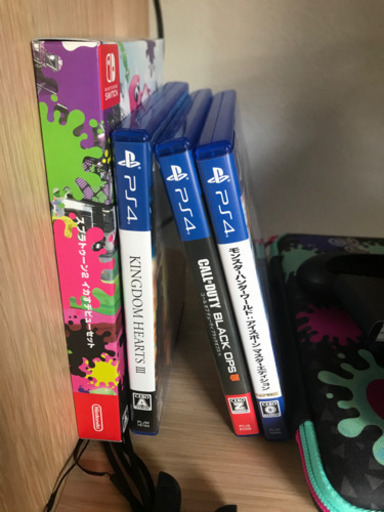PS4本体(白)+ソフト3本