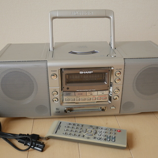 『SHARP CD/MDラジカセ』MD-F230-S　★動作保証なし★