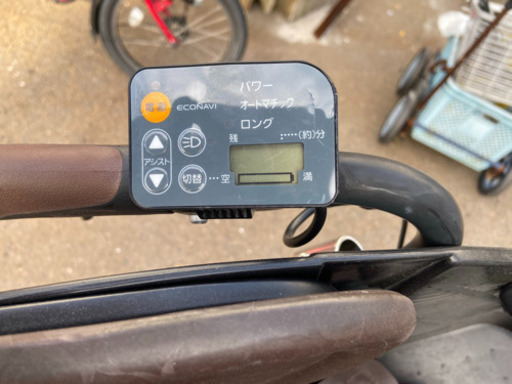 [取引中]20インチ子供乗せ電動自転車。防犯登録込4万円