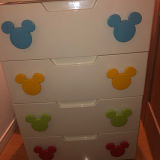 ミッキー　チェスト　4段
