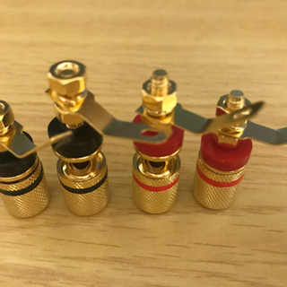バナナプラグ対応スピーカーターミナル