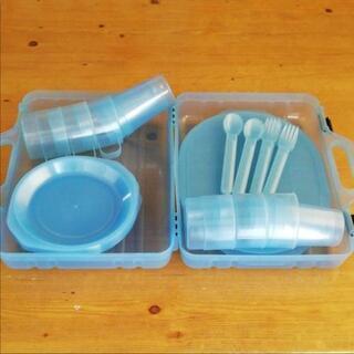 ピクニックセット プラスチック バーベキュー 39ピースの画像