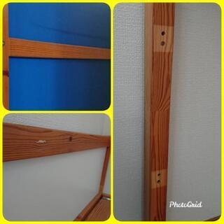 IKEA KURA 二段ベッド すのこ、テント付きの画像