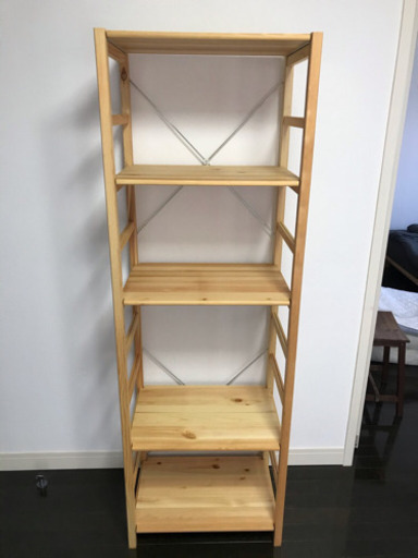 取りに来ていただける方　無印良品　パイン棚ユニットシェルフ