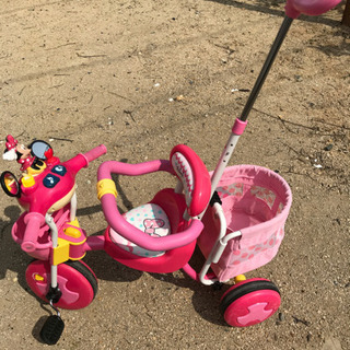 ミニーちゃん三輪車⭐︎おしゃべりカーゴTrikeミニー