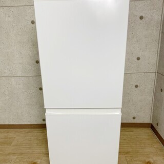AQUA ノンフロン冷凍冷蔵庫 AQR-E13H(W) 2019年製 126L（K5*49