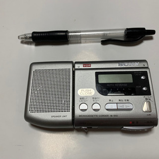 SONYマイクロカセットレコーダー　