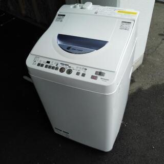 配達無料♪シャープ 5.5㎏ 全自動洗濯機 ES-TG55L 札幌 南区 澄川