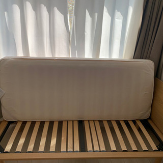 無印良品　ベッドフレーム　ヘッドボード　マットレス　スモールの画像
