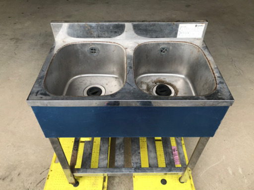 ニ槽シンク　流し台