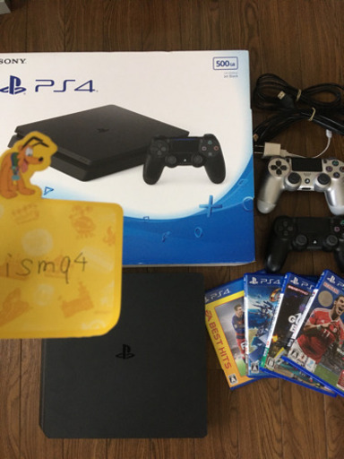 PS4 コントローラー2個＋ソフト4つ＋充電アダプタ