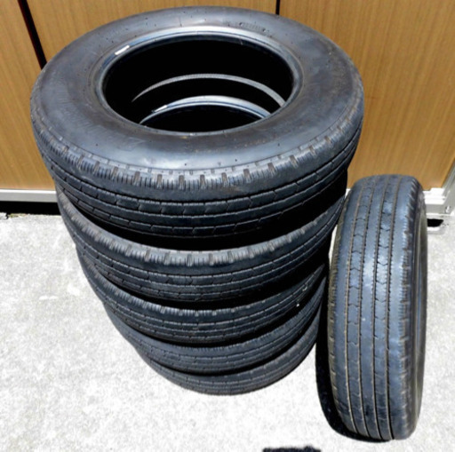 2019年製 ブリジストン R202 195/75R15 タイヤ 6本セット キャンター