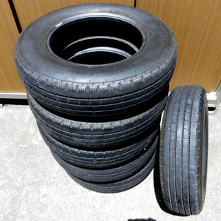 2019年製 ブリジストン R202 195/75R15 タイヤ 6本セット キャンター の画像