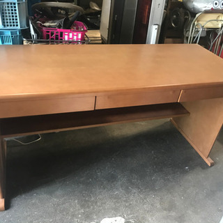 ★木製/机/テーブル/作業台/学習机/パソコンデスク/横150/熊谷★