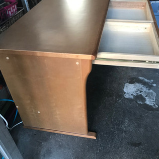 ★木製/机/テーブル/作業台/学習机/パソコンデスク/横150/熊谷★の画像