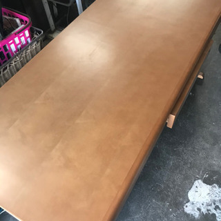 ★木製/机/テーブル/作業台/学習机/パソコンデスク/横150/熊谷★の画像