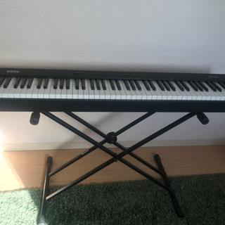 電子ピアノKORG【SP-100】、スタンド、ダンパーペダル、F...