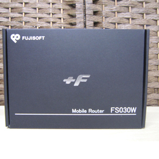 FUJISOFT 富士ソフト +F モバイルルーター FS030...