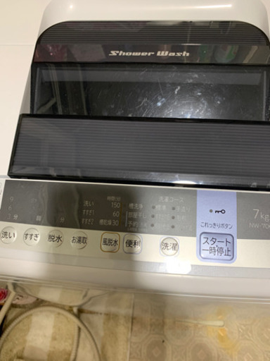 7キロ洗濯機　使用期間短いです　決まりました