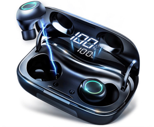 Bluetoothワイヤレスイヤホン　電池残量表示