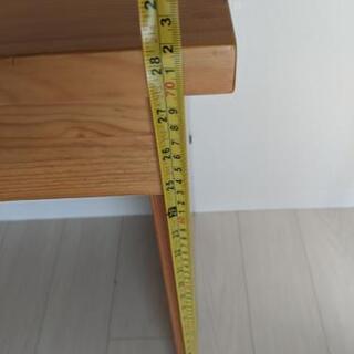 無垢材デスクの画像