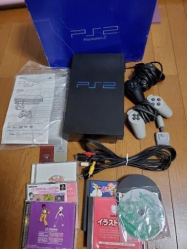 プレステ2 本体、ソフト付