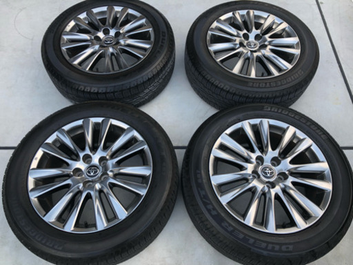 【引取希望】トヨタ ハリアー プレミアム 純正ホイール＋タイヤ 4本