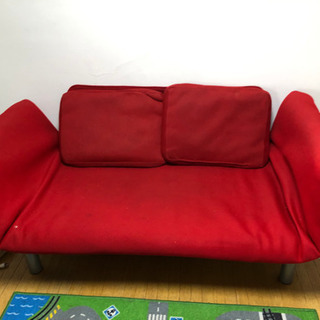 ソファベッド　ビーズマット仕様　5月２８日迄にお引取り希望の画像