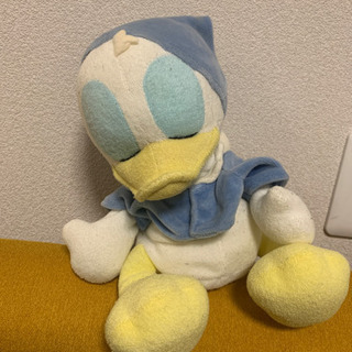 ドナルドダッグ　おやすみ　寝てる　ぬいぐるみ