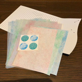 レターセット　4袋セットの画像