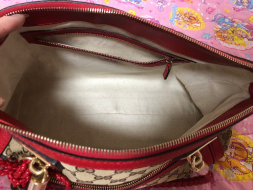 美品　GUCCI グッチ　ショルダー付　バッグ　