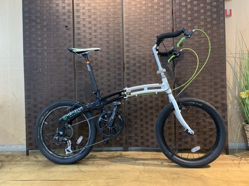 DOPPELGANGER ドッペルギャンガー 210 20インチ折畳み自転車 使用感ありますが全体的に綺麗な車体です。 カスタム点 サスペンション機構付シートポスト サドル プロロゴ zero タイヤ TIOGA SPEC TR 2.40 ハンドル ブルホーンカスタム 札幌発