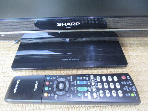 SHARP LC-19K7　2012年製　液晶テレビ　19インチ　AQUOS　B-CASカード付き