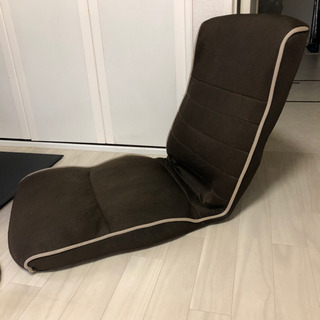 座椅子　ブラウン