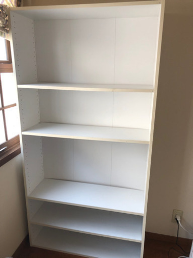 NITORI購入　白い本棚